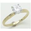 Image 7 : GIA Cert 0.71 ctw Diamond Ring - 14KT Yellow Gold