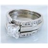 Image 7 : 1.39 ctw LEO Certified Diamond Ring - 14KT White Gold