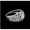 Image 1 : 18KT White Gold 2.23 ctw Diamond Ring