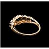 Image 3 : 1.11 ctw Smokey Topaz and Diamond Ring - 14KT Rose Gold