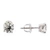 Image 2 : 1.41 ctw Diamond Stud Earrings - 14KT White Gold