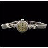 Image 1 : Bulova 14KT and 10KT White Gold 0.22 ctw Diamond Ladies Watch