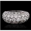 Image 2 : 14KT White Gold 5.34 ctw Diamond Ring