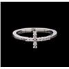 Image 2 : 0.25 ctw Diamond Ring - 14KT White Gold
