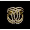 Image 2 : 1.27 ctw Diamond Ring - 14KT Yellow Gold