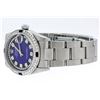 Image 9 : Rolex Stainless Steel VVS Diamond and Sapphire DateJust Midsize Watch