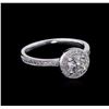 Image 1 : 0.67 ctw Diamond Ring - 14KT White Gold