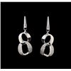 Image 1 : 0.50 ctw Diamond Earrings - 14KT White Gold