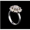 Image 4 : 14KT White Gold 1.00 ctw Diamond Ring