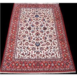 beautiful allover design semi antique persian najafabad