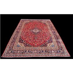simply splendid fine quality old wool kashan rug