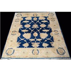 nicely contrasted egyptian rug