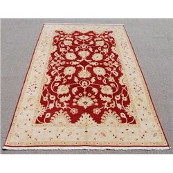 nicely contrasted handmade allover design area rug
