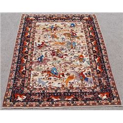 absolutely breathtaking high quality semi antique persian isfahan