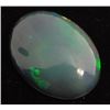 Image 1 : Rare Large 5.60ct Natural Black Opal Crystal with Fire