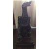 Image 3 : Huge Pair of Old Chinese Jade Elephant Sculptures on Mounts 20" Each