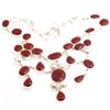 Image 2 : Certified Ruby ( Corundum)Silver Necklace 180.00cts