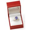 Image 1 : Certified Tanzanite Ring 5.60 grams
