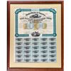Image 1 : Boston Hartford & Erie Railroad Co. Bond (Revenue Imprinted) (Framed)