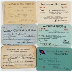 Alaska Railroad & Steamer Pass Collection