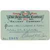 Image 1 : Argentine Central Railway Co. Annual Pass (1907) (Silver Plume to Waldorf, CO)