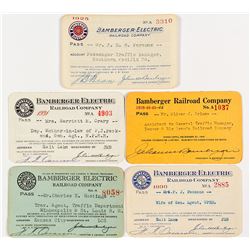 Bamberger Electric Railway Co. Pass Collection