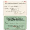 Image 1 : Colorado & Wyoming Railway Company Annual Passes (1906 & 1915)