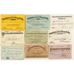 Gulf, Colorado & Santa Fe Railway Pass Collection