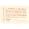 Image 2 : Lake Tahoe Railway & Transportation Co. Annual Pass (1902)