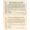 Image 2 : Nevada County Narrow Gauge Railroad Co. Annual Passes (1897 & 1900)