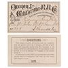 Image 1 : Oregon & California Railroad Company Annual Pass (1876)