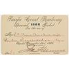 Image 1 : Pacific Coast Railway Annual Pass (1886) Issued to Montana Indian Trader/ US Senator