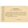 Image 2 : Pacific Coast Railway Annual Pass (1886) Issued to Montana Indian Trader/ US Senator