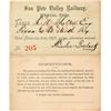 Image 1 : San Pete Valley Railway Annual Pass (1890) (Utah Coal Mining)