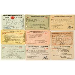 Spokane Railroads Annual Pass Collection