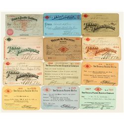 Texas & Pacific Railway Co. Annual Pass Collection