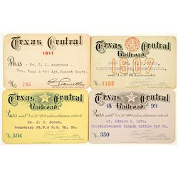 Texas Central Railroad Annual Passes