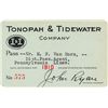 Image 1 : Tonopah & Tidewater Railroad Company Pass (1910)