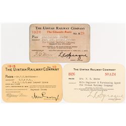 Uintah Railway Company (Colorado & Utah Gilsonite) Annual Passes