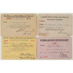 Wyoming Railroads Annual Pass Collection