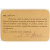 Image 2 : Orange Blossom Mining & Milling Co. Stage Line Pass (1908) ( Mojave Desert Ghost Town)