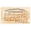 Image 1 : San Joaquin Valley Stage Company Annual Pass (1889)
