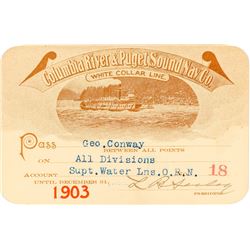 Columbia River & Puget Sound Navigation Co. Steamer Pass (1903)