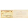 Image 2 : Northwest Transportation Company Steamer Passes (1871 & 1875) Signed by C.K. Peck (of Durfee & Peck,
