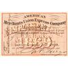 Image 1 : American Merchants Union Express Co. Annual Pass (1869)