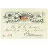 Image 1 : Pacific Express Company Annual Pass (1888) (Pictorial) Issued to Assistant Superintendent