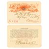 Image 1 : Pacific Express Company Annual Pass (1894) (Pictorial) Issued to Union Pacific Chief Engineer