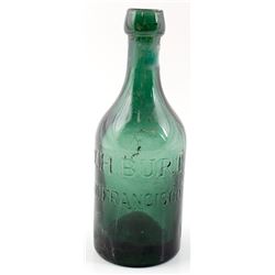 W. H. Burt Soda Bottle