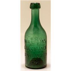 Williams & Severance Soda Bottle