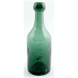 Lippincott & Vaughan Soda Bottle